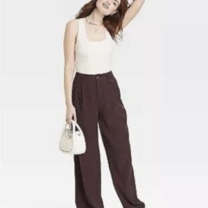 a new day™ Women's High-Rise Baggy Wide Leg Trousers